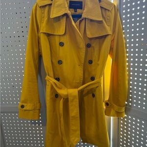 Banana Republic Mustard Trench Coat